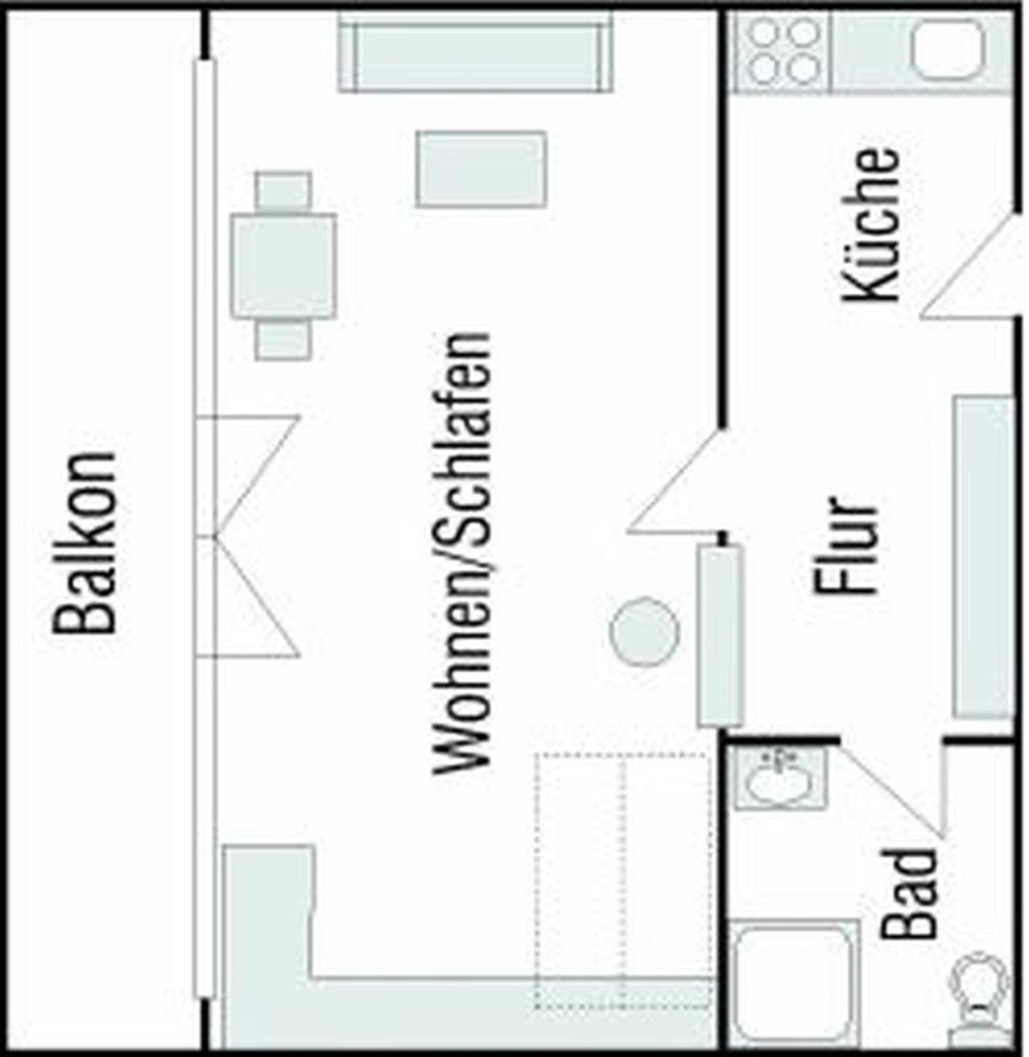 6-208, Sehr Strandnah, Im Herzen Westerlands, Westbalkon, 1 Zi 외부 사진